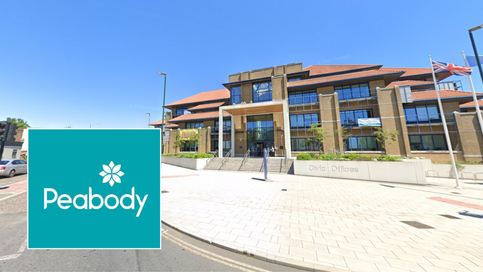 Bexley Council head office/Peabody logo