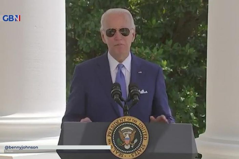 Joe Biden appears to forget he is President after leaving Covid isolation