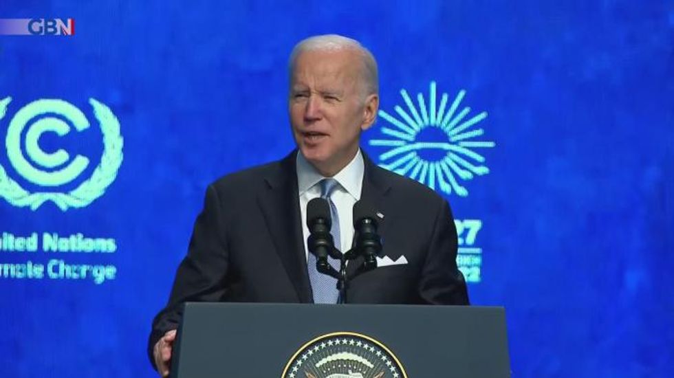 'PAINFUL to watch' - Joe Biden stutters through 'humiliating' Cop27 speech