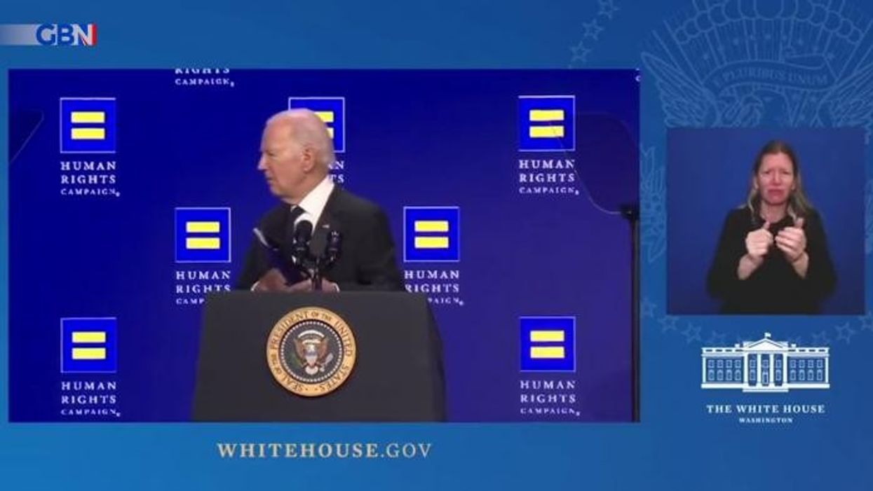 This way Joe! Biden escorted off stage by wife Jill Biden in moment of apparent confusion