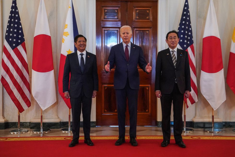 Biden meets with Japan Prime Minister Kishida and Philippine President Marcos Jr