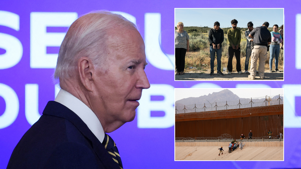 Biden/migrants/border wall