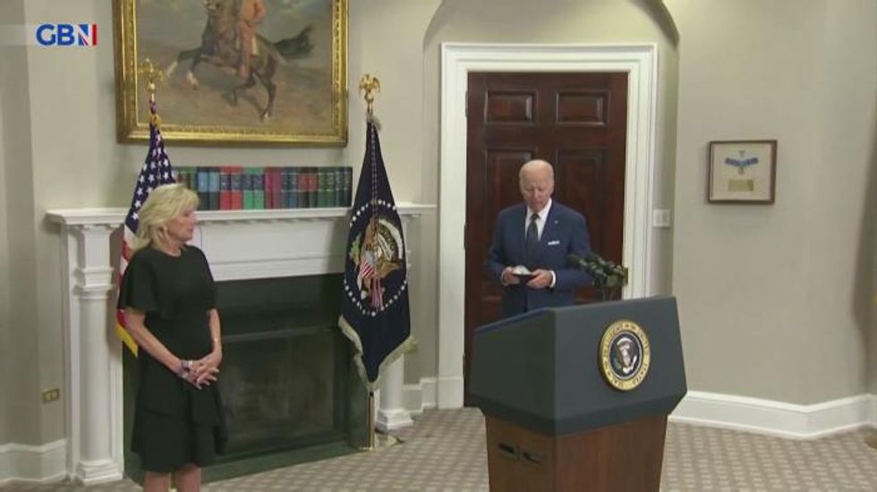Joe Biden calls for US 'to stand up to the gun lobby' with at least 19 children dead in Texas school shooting