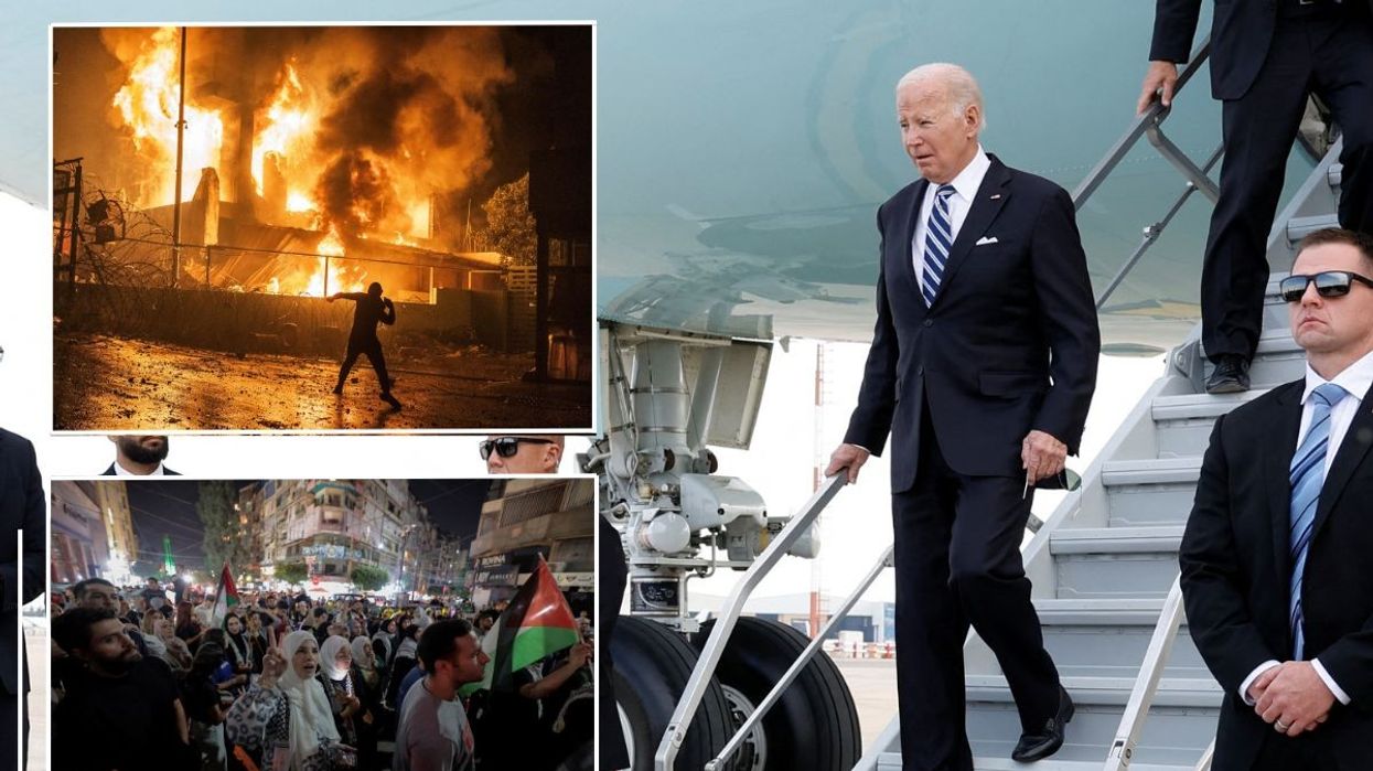 Biden's Israel visit plunged into chaos: Crunch summit cancelled, US embassy on FIRE, and terrorists vow 'unprecedented anger'