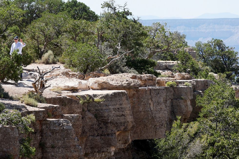 Biden visiting the Grand Canyon National Park in Arizona