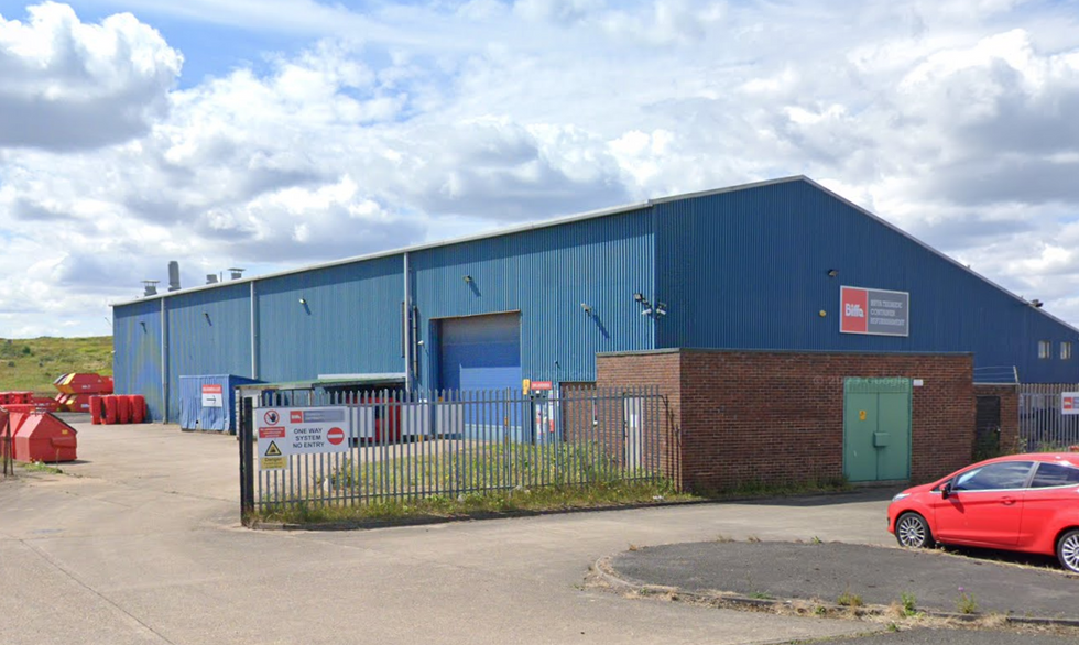 Biffa Waste Management site at Tofts Farm Industrial Estate