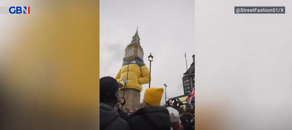 Big ben in a puffer