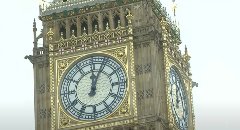 Big Ben tolled in Westminster on Friday