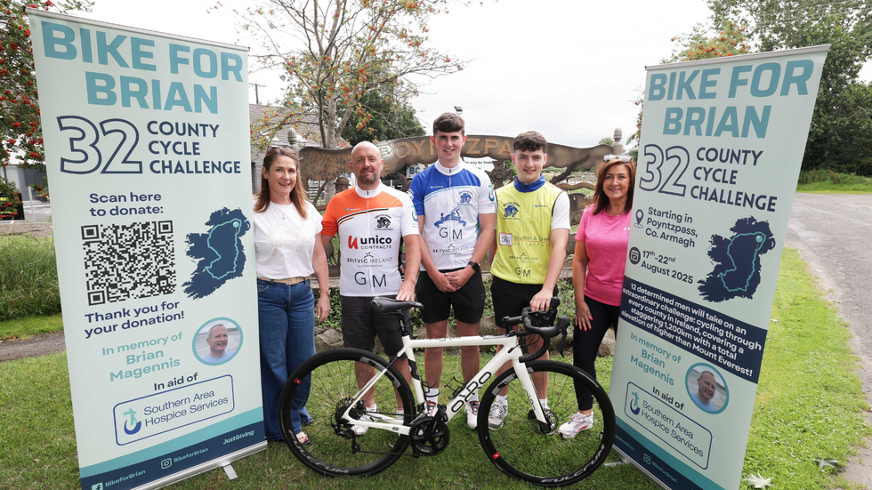 Bike for Brian cyclists