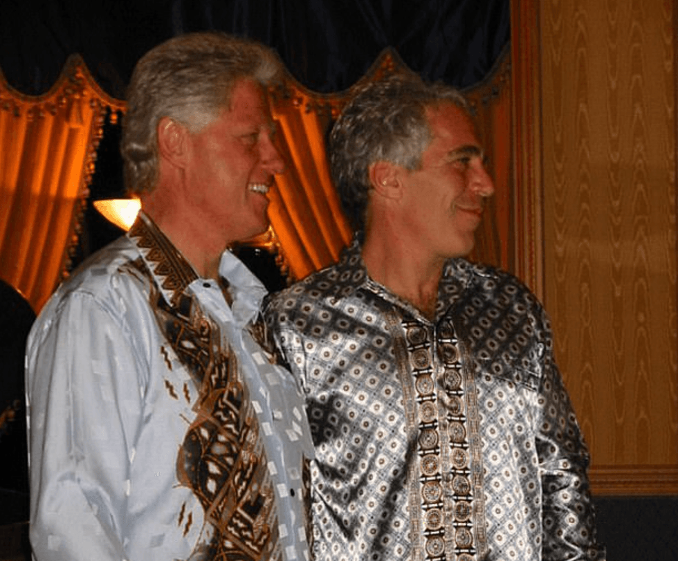 Bill Clinton and Jeffrey Epstein