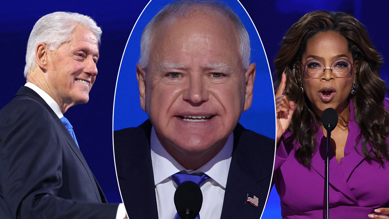 Bill Clinton/Tim Walz/Oprah Winfrey