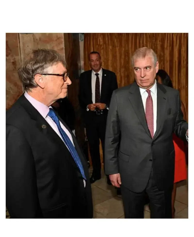 Bill Gates and Prince Andrew