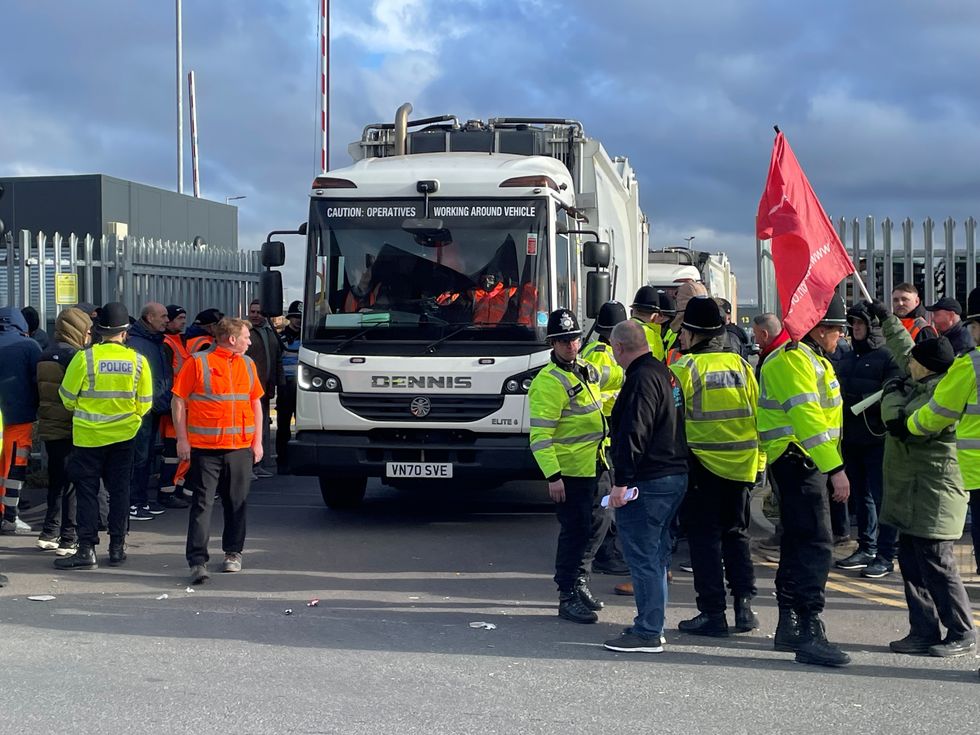 Bin strikes Birmingham