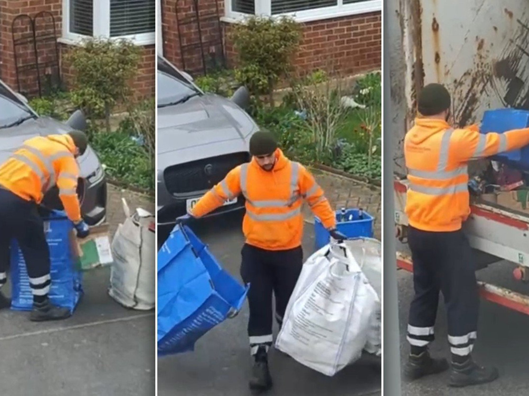 binmen caught mixing separated rubbish