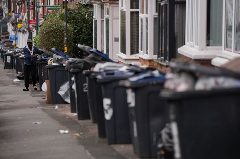 Bins full Birmingham