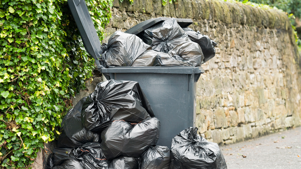 Bins overflowing