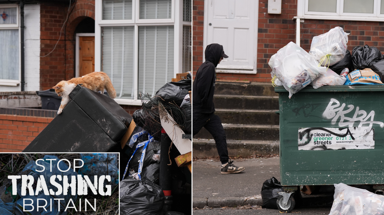 Bins piling up Birmingham