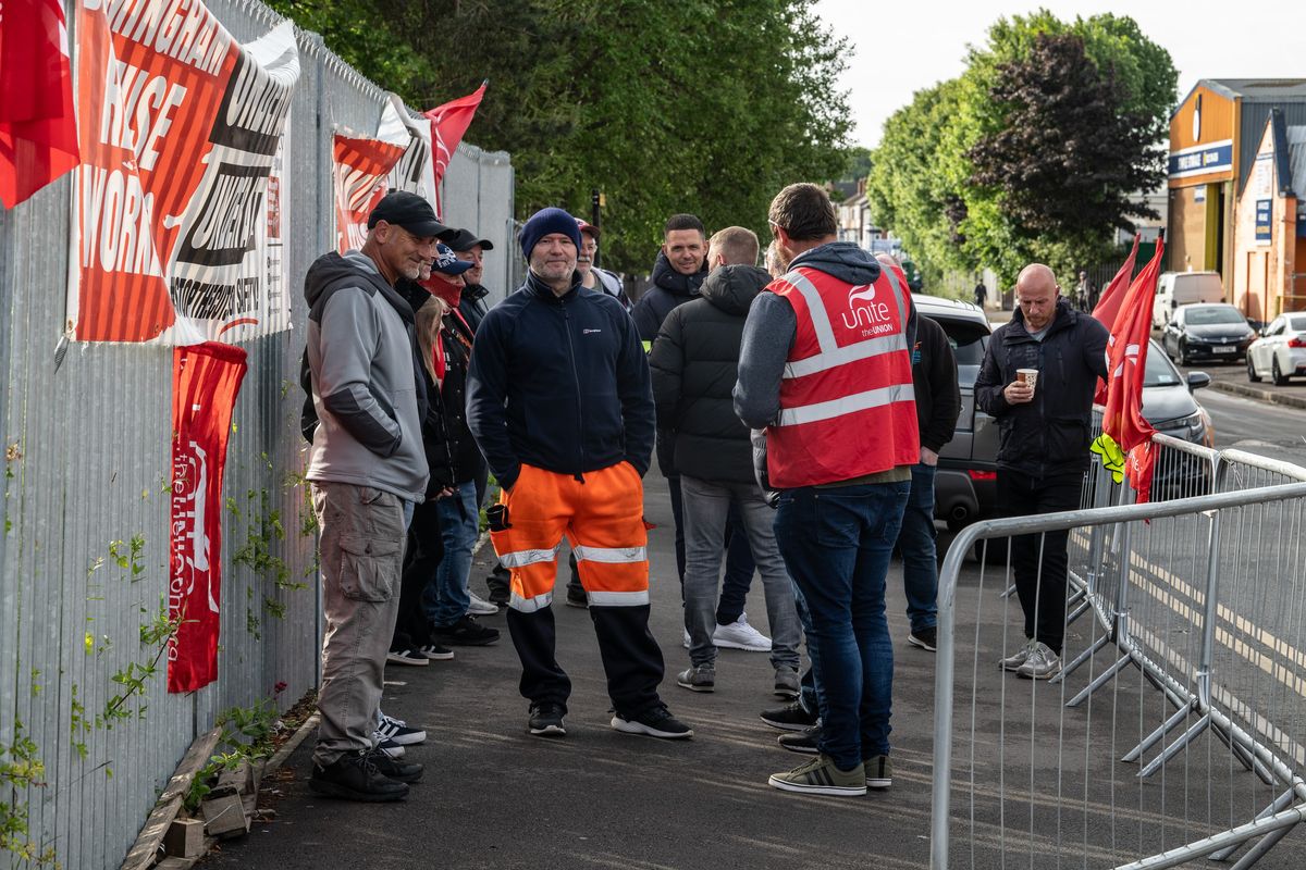 Birmingham bin workers