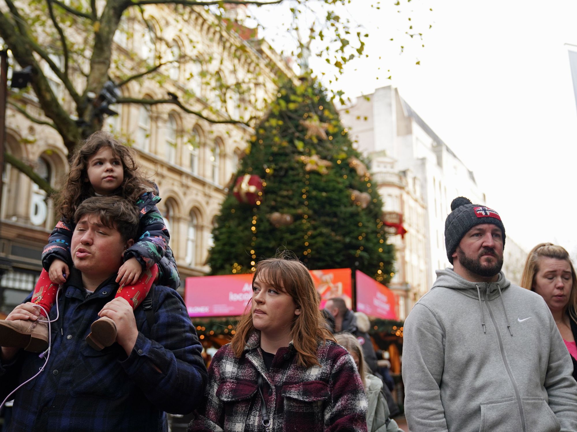 Cash-strapped council erects giant Christmas tree in October