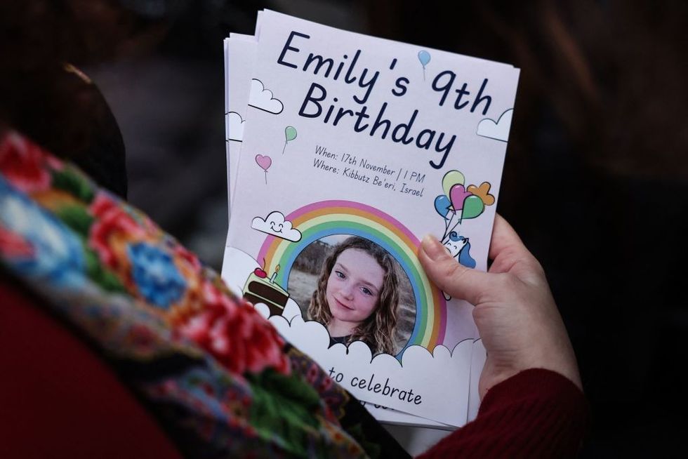 Birthday invites for Emily's ninth birthday