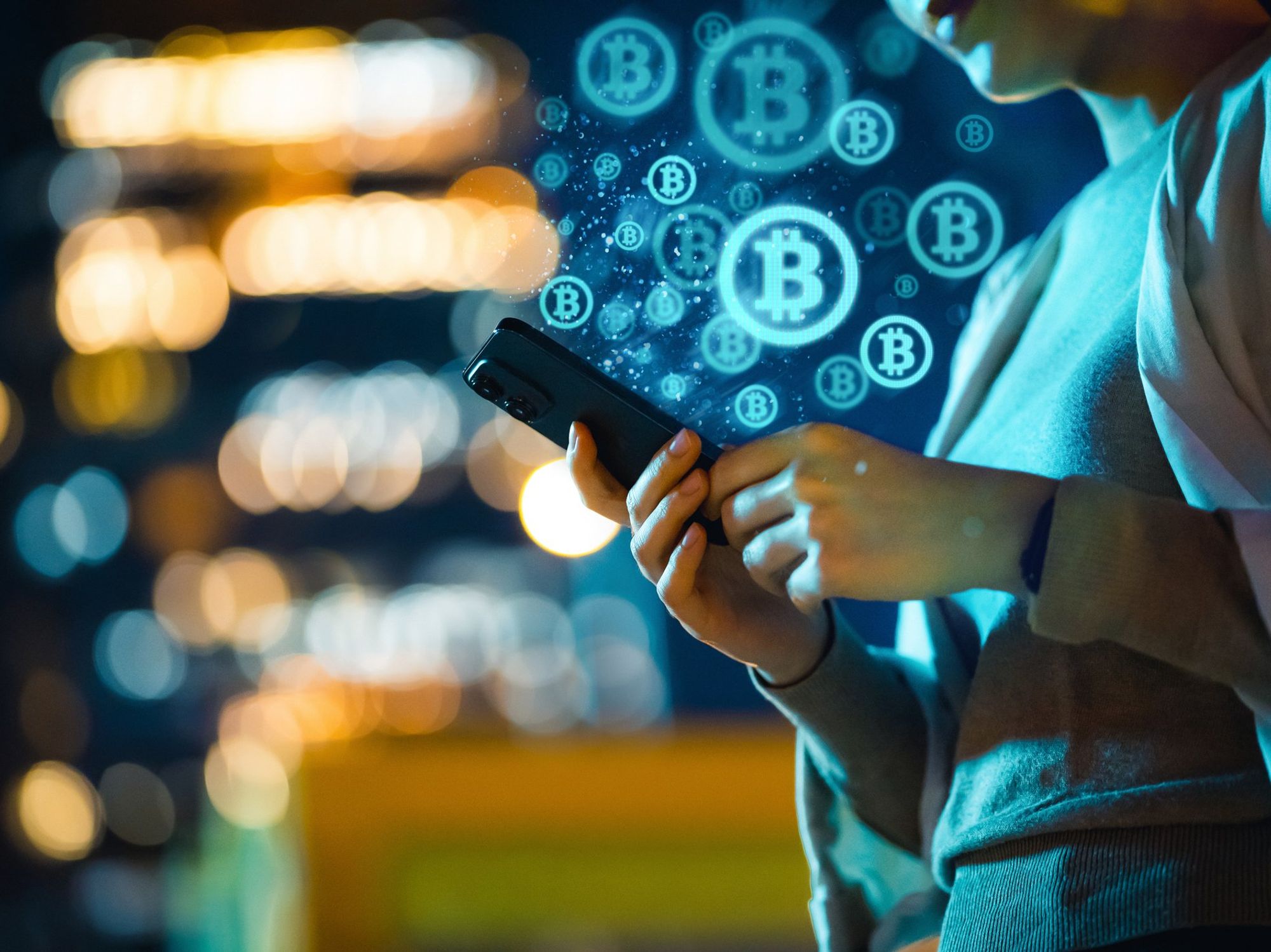 Bitcoin on phone