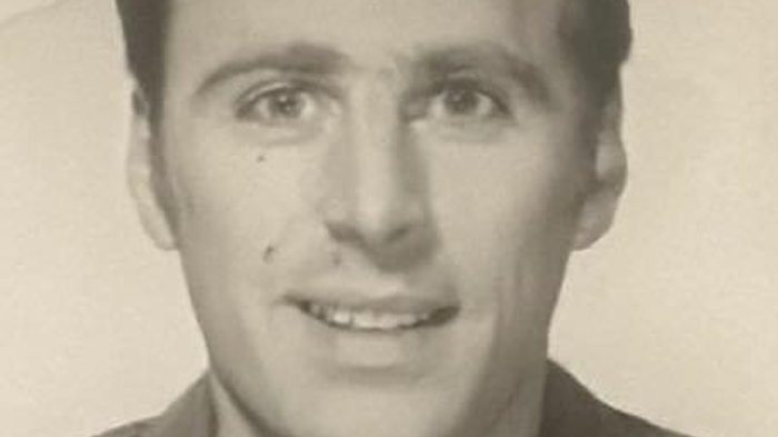 Black and white photo of councillor Alan Dowson