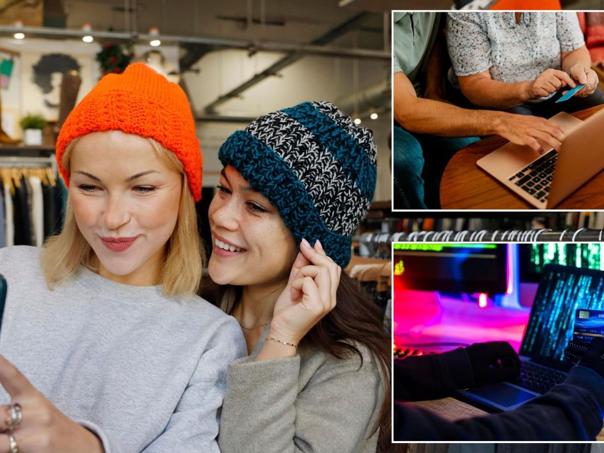 Black Friday shoppers and scammers