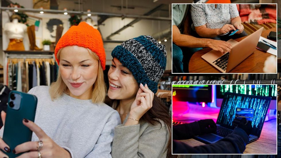 Black Friday shoppers and scammers