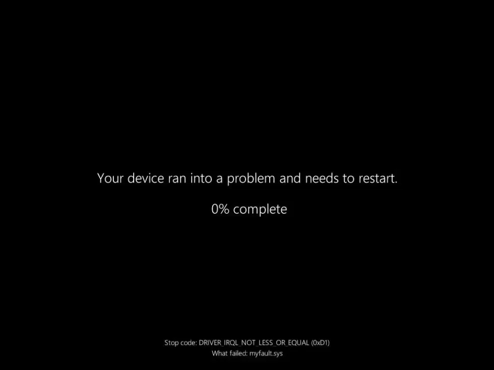 black screen of death coming in windows 11