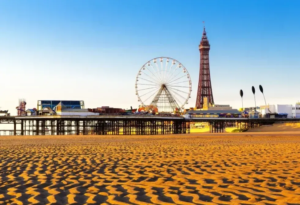 Blackpool beach