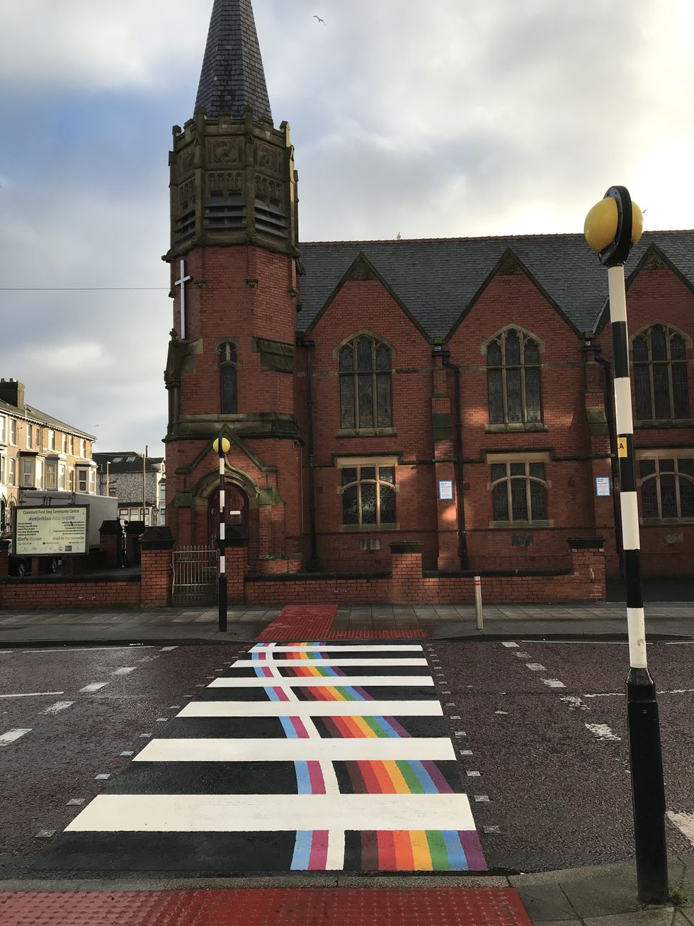 Blackpool zebra crossing