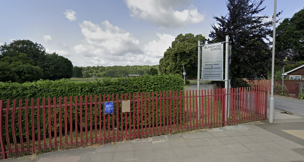 Blandford School is located in Dorset