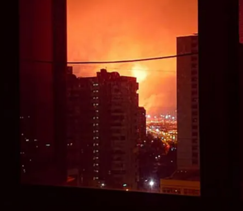 Blaze in Moscow