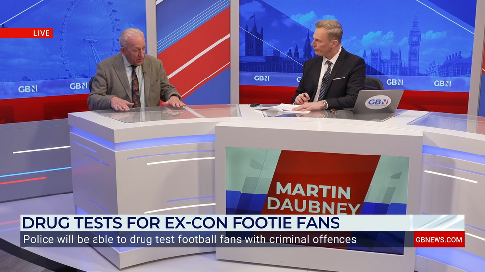 Bleksley joined Martin Daubney on GB News\u200b