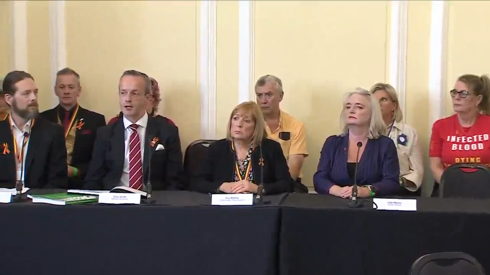 Blood scandal inquiry press conference