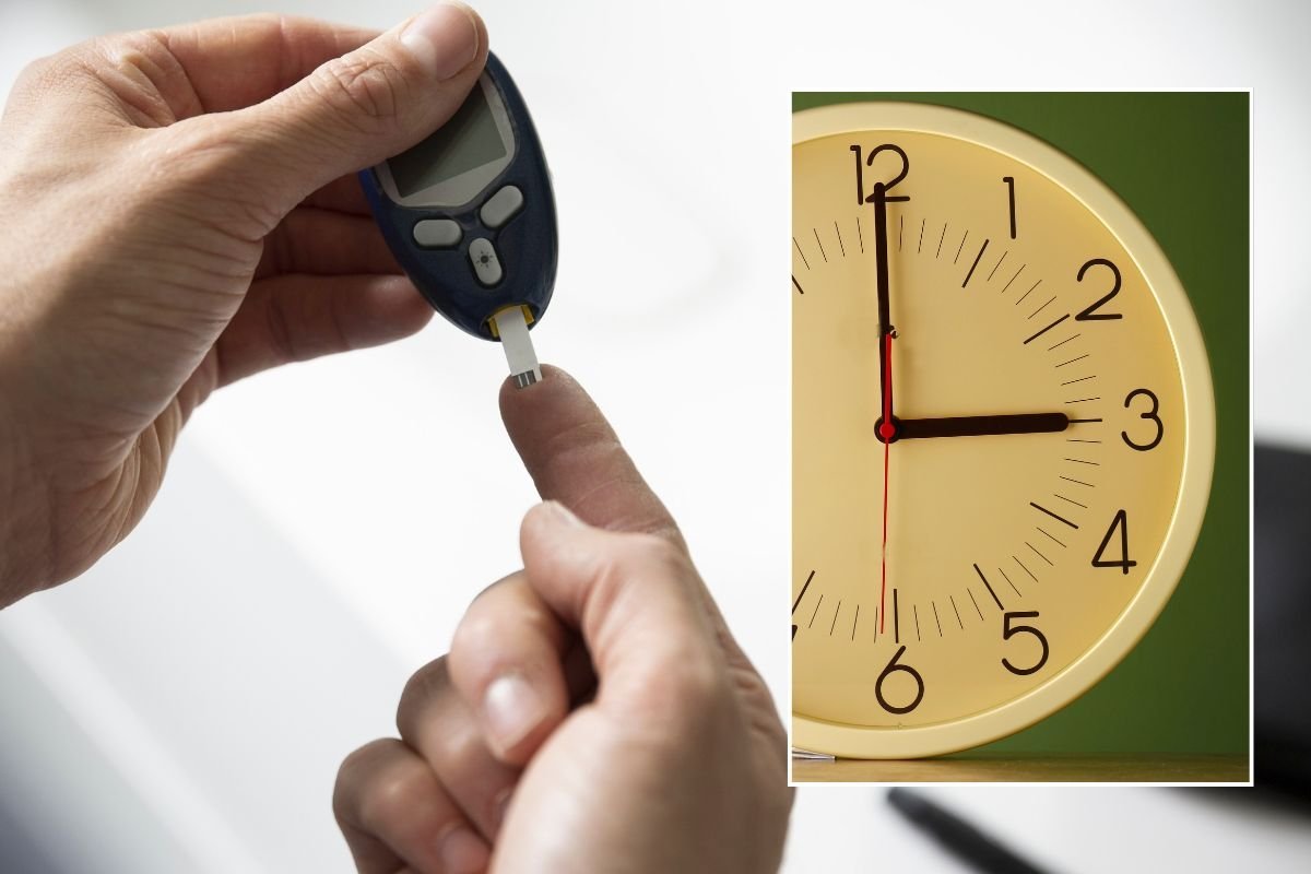 BLOOD SUGAR MONITOR AND CLOCK