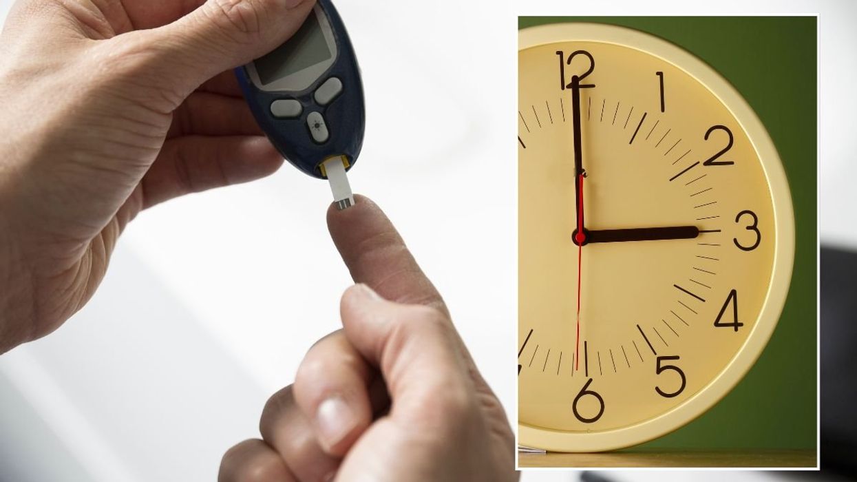 BLOOD SUGAR MONITOR AND CLOCK