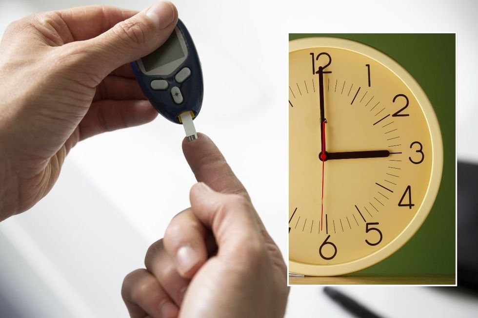 BLOOD SUGAR MONITOR AND CLOCK