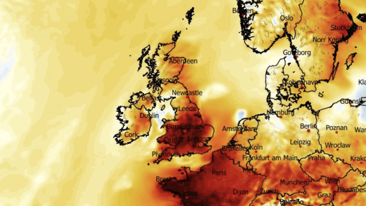 Blowtorch heat pushes in from the Continent