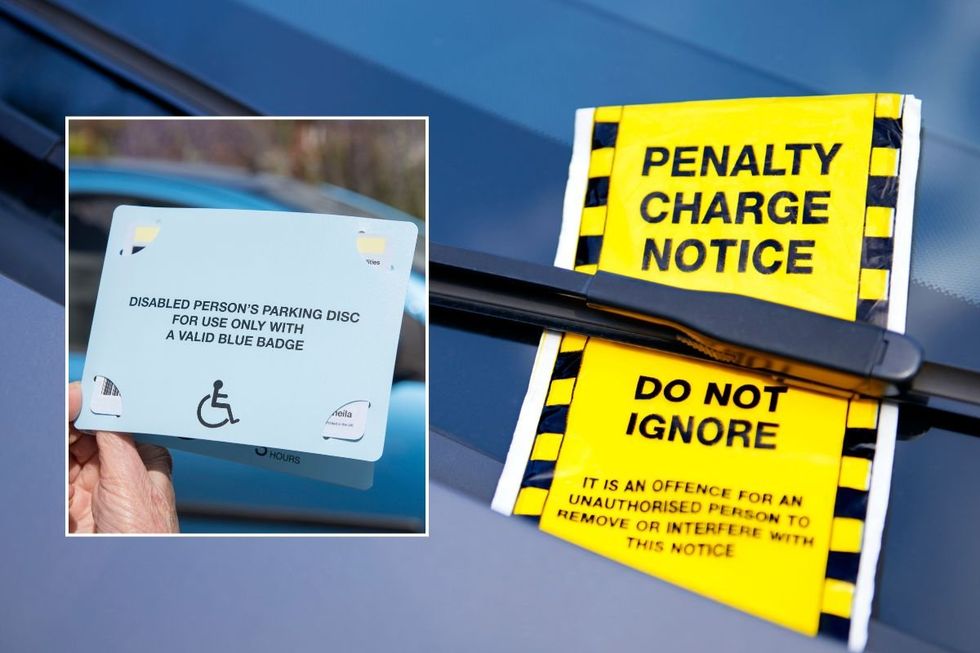 Blue Badge and a parking fine
