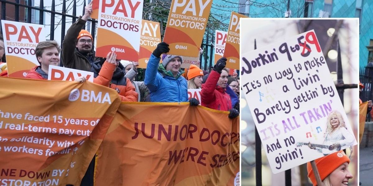 NextImg:Junior doctors will 'strike again' if not they're given more money in future despite 22% raise