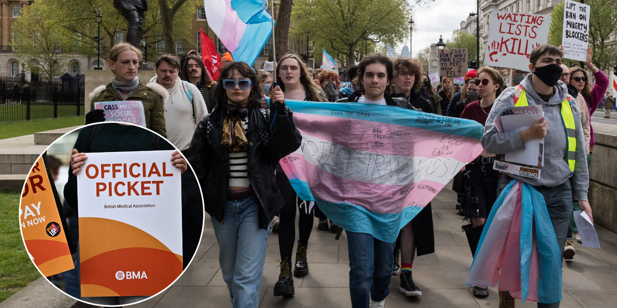 NextImg:Doctors union sees membership PLUNGE as hundreds quit in fury at 'bonkers' trans stance