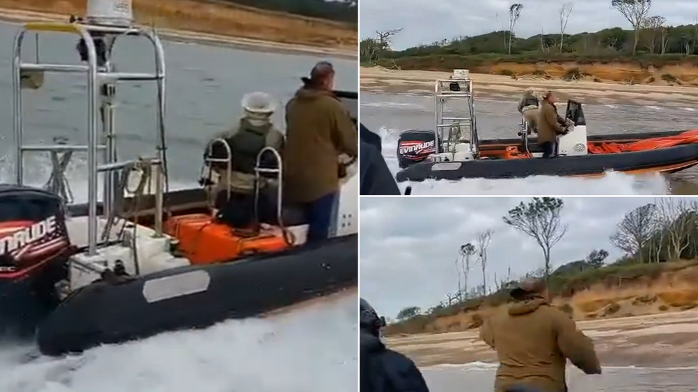 Boat chase