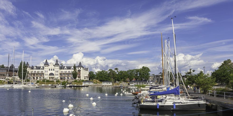 Boat in Nacka near Stockholm