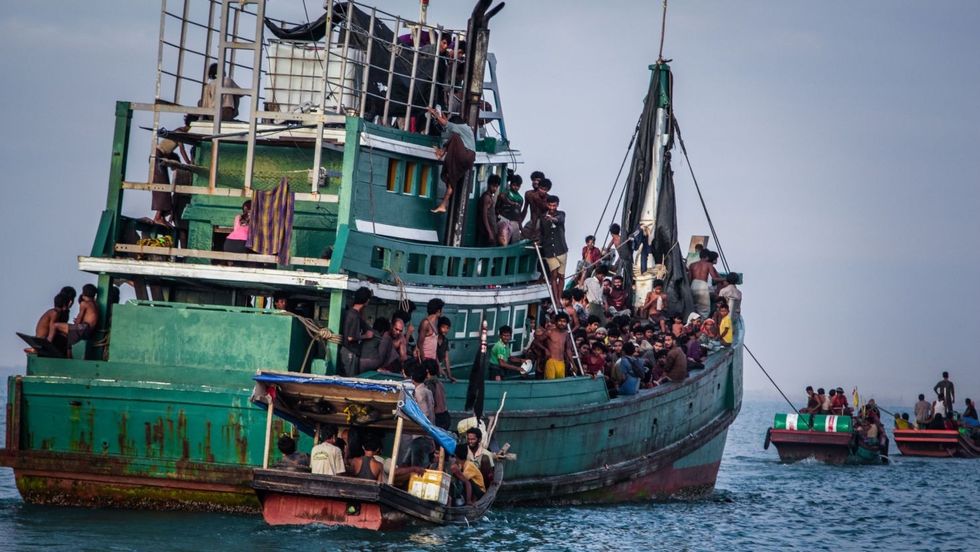 Boat migrants