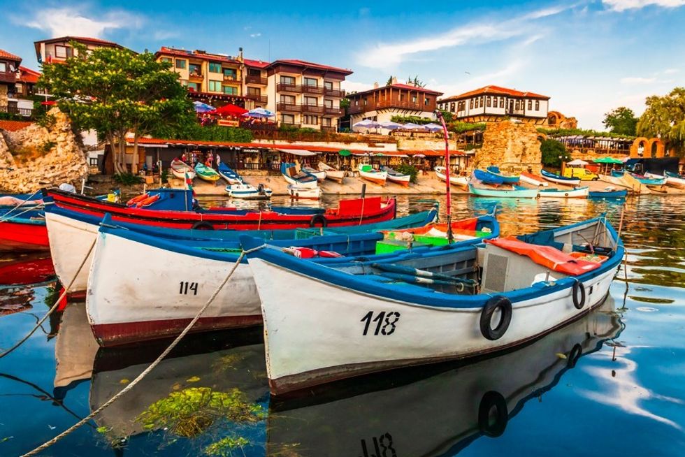 Boats in Nessebar, Bulgaria