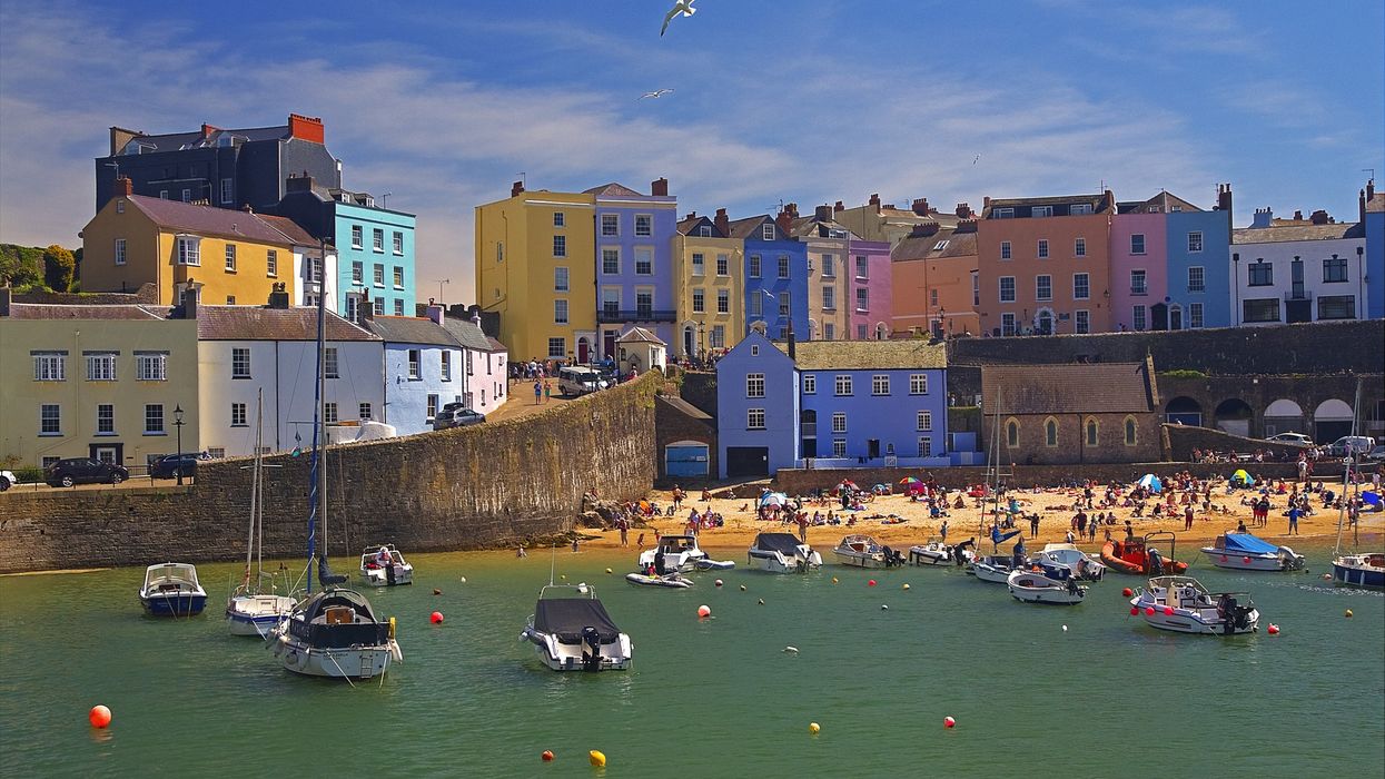 Boats in Tenby, Wales