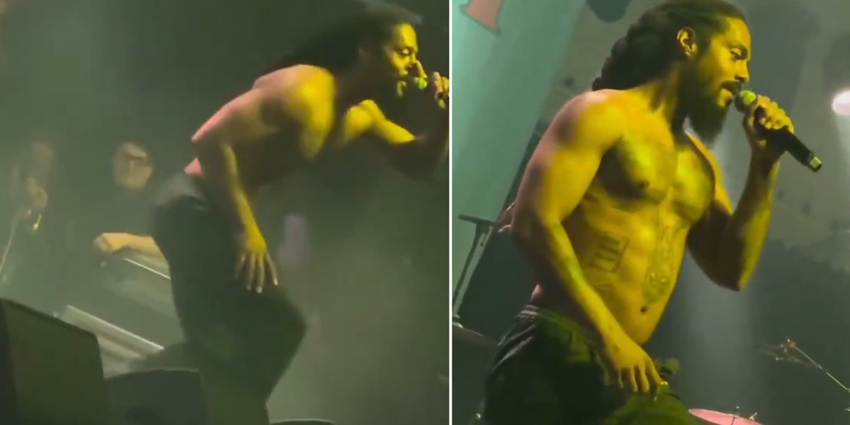 NextImg:Appalling moment 'death to the IDF' singer Bob Vylan celebrates Charlie Kirk's assassination onstage
