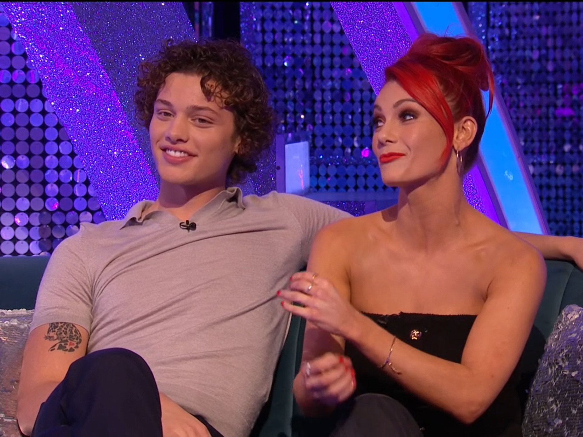 Bobby Brazier and Dianne Buswell's interview