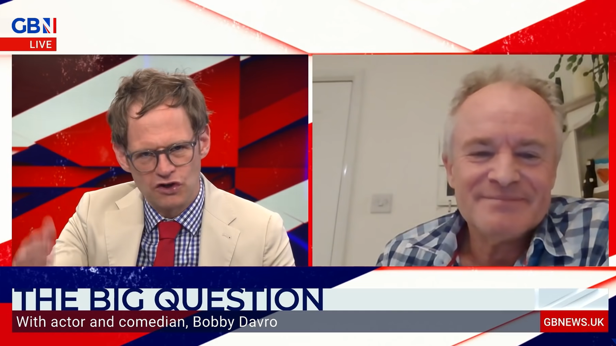 Bobby Davro with mark dolan